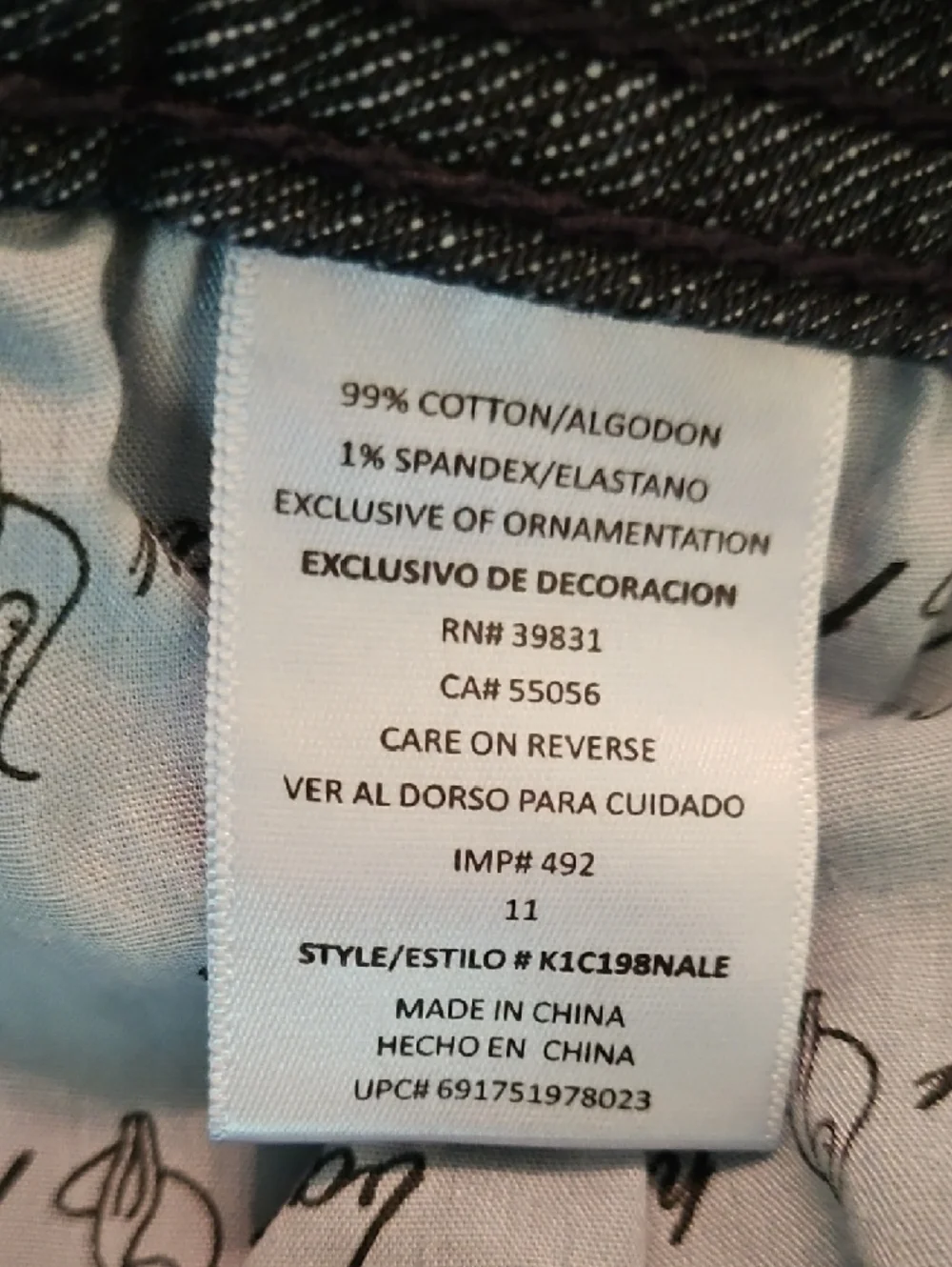 Baby Phat -Glam Studio Skinny Distressed Jeans-  Size 11 - Picture 8 of 10